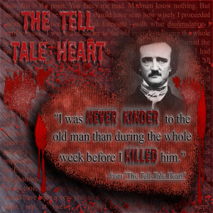 ... Scrapbooks >> Edgar Allan Poe - Tell Tale Heart - Page 1