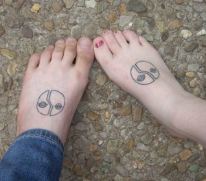 Matching Foot Tattoos