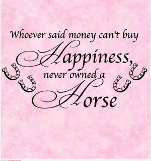 Money Quotes A horse - money quote