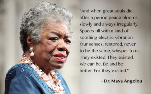 Maya Angelou Speaks Dream