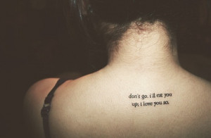 Love Quotes Tattoo Ideas for Girls (5)