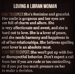 Libra Women Facts. With the right person these expectations are so ...