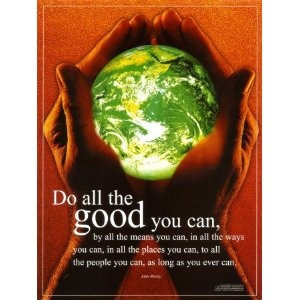 Do All The Good You Can Art Poster Print, 18x24