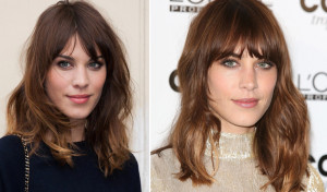 Best Short Hairstyles Winter 2014 Alexa Chung with The Shag haircut