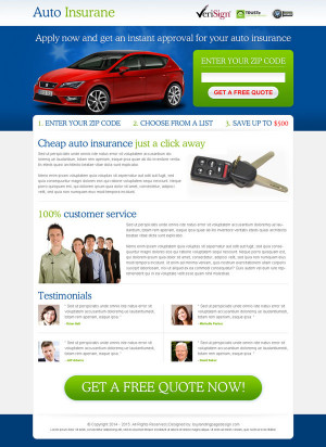 instant-approved-auto-insurance-quote-landing-page-design-templates-to ...