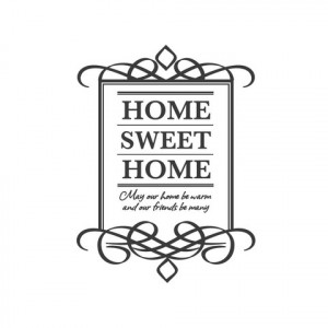 Wall Quotes Wall Decals - Home Sweet Home