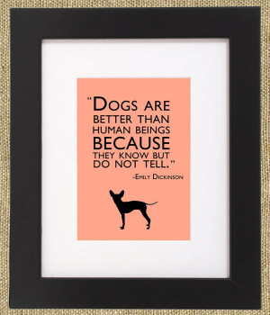 Dog Quotes Framed Print Chihuahua by ShopBee on Etsy, $55.00