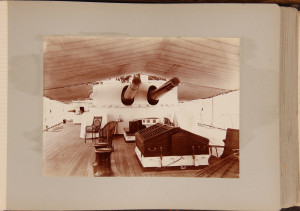 GEORGE DEWEY]. Photograph album, inscribed “A Merry Xmas to Admiral ...