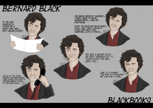 Black Books Bernard Character Study 001 by GoldRangerKicksass