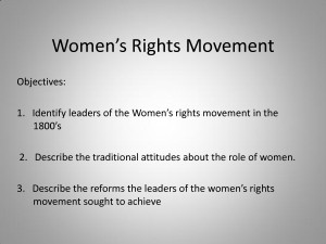 Women's Rights Movement by xiuliliaofz