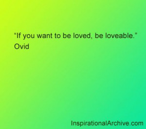 Love quote from Ovid