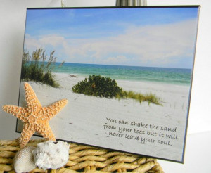 Beach Decor. Inspirational Quote. Beach by BonnieLassDesigns, $25.00