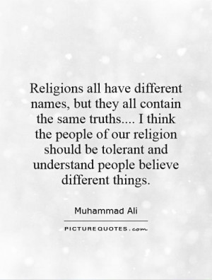 different religions quote 1