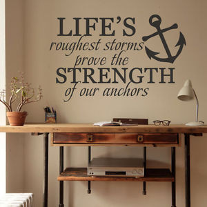 Inspirational-Wall-Decal-Life-Quote-Nautical-Anchor-Vinyl-Removable ...
