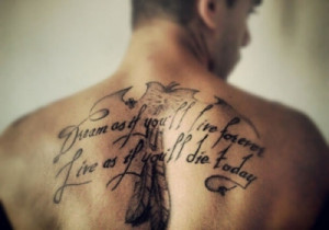 Tattoo: Tattoo quote for men_2