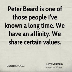 Terry Southern - Peter Beard is one of those people I've known a long ...