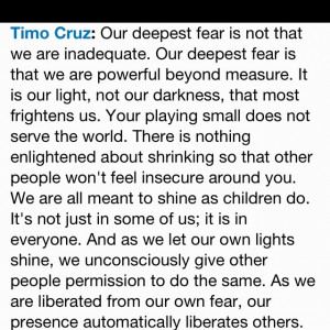 quote from Coach Carter, probably my favorite line in the whole movie