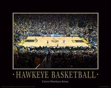 Iowa Hawkeye Basketball Motivational Poster Art Carver Hawkeye Arena ...