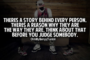 There’s a story behind every person.There’s a reason why they ...