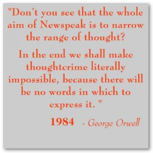 Book 1, Chapter V: Winston has lunch with Syme. Syme tells Winston ...