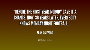 Before the first year, nobody gave it a chance. Now, 36 years later ...