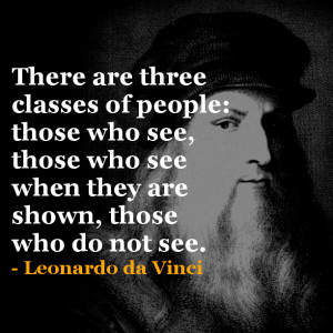 Leonardo da Vinci Inspirational Quote