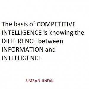 Information Intelligence is your competitive advantage