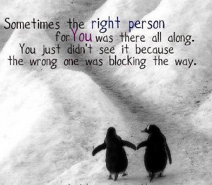 The right person