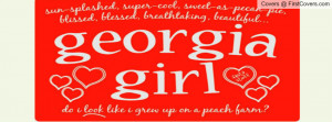 georgia girl Profile Facebook Covers