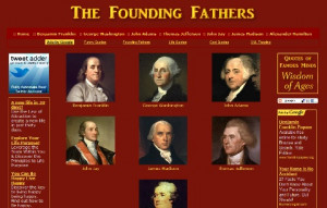 Quotes of and video-clips about the 7 Founding Fathers of the United ...