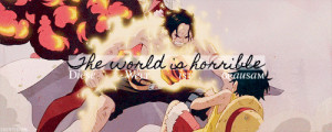 gif edits one piece luffy sabo portgas d. ace opgraphics omg wow what ...