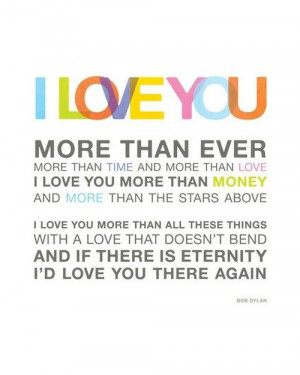 Love You More Than Ever 8x10 Print by modprintables on Etsy on we ...