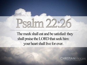 Christian Wallpaper Psalm 22:26