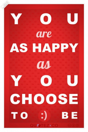 Choose happy quote