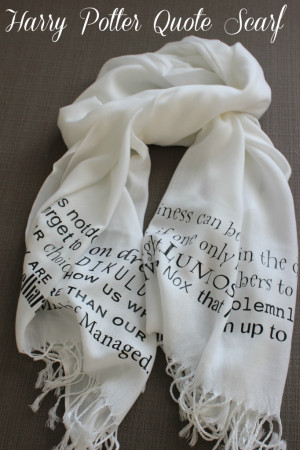 UPDATE: Because of the popularity these quote scarves received I have ...