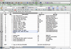 BOM (Bill of Materials)