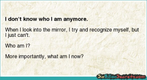 Death - Nothing makes sense anymore.