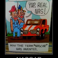 How NASCAR was invented...for a few laughs! #NASCAR #racing More