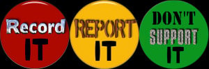 Anti Bullying Week slogan - record it, report it, don't support it