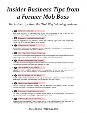 Insider Business Tips from a former Mob Boss | Billionaire's Brain