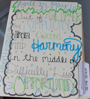 Weekly Folders and the File Box **Post #2 in the MOMager Series**