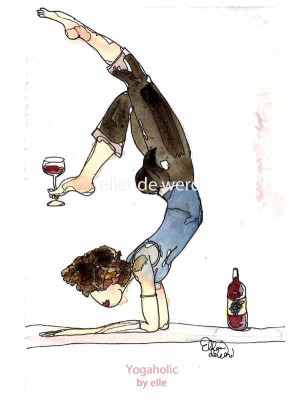 yoga wine funny 2 yoga wine funny 3 yoga wine funny 4 yoga wine funny ...