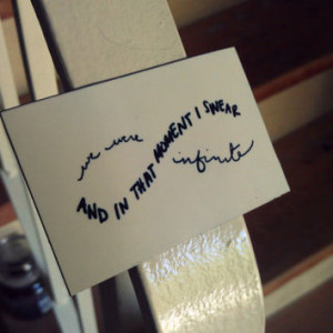The Perks of Being a Wallflower Quote Magnet