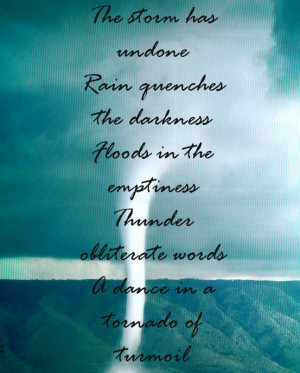 black tempest of dismay