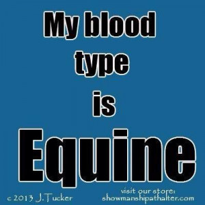 My blood type