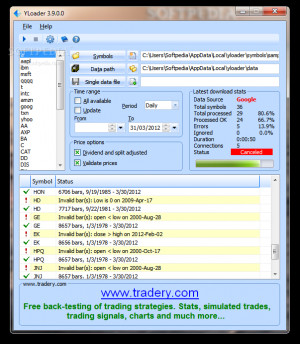 YLoader (formerly Yahoo Quotes Downloader) - YLoader will help you ...