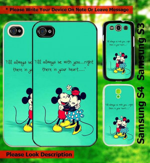 Mickey and Minnie Mouse Love iphone 4,5 samsung galaxy s3 s4 case on ...