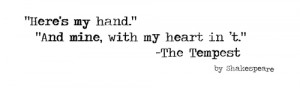 ... # heart # shakespeare quote # shakespeare love quote # the tempest
