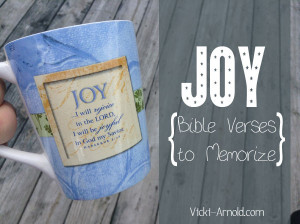 ... One Word . This post is a list of Bible verses to memorize about joy