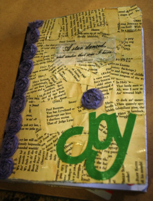 joy book with Shakespeare quote